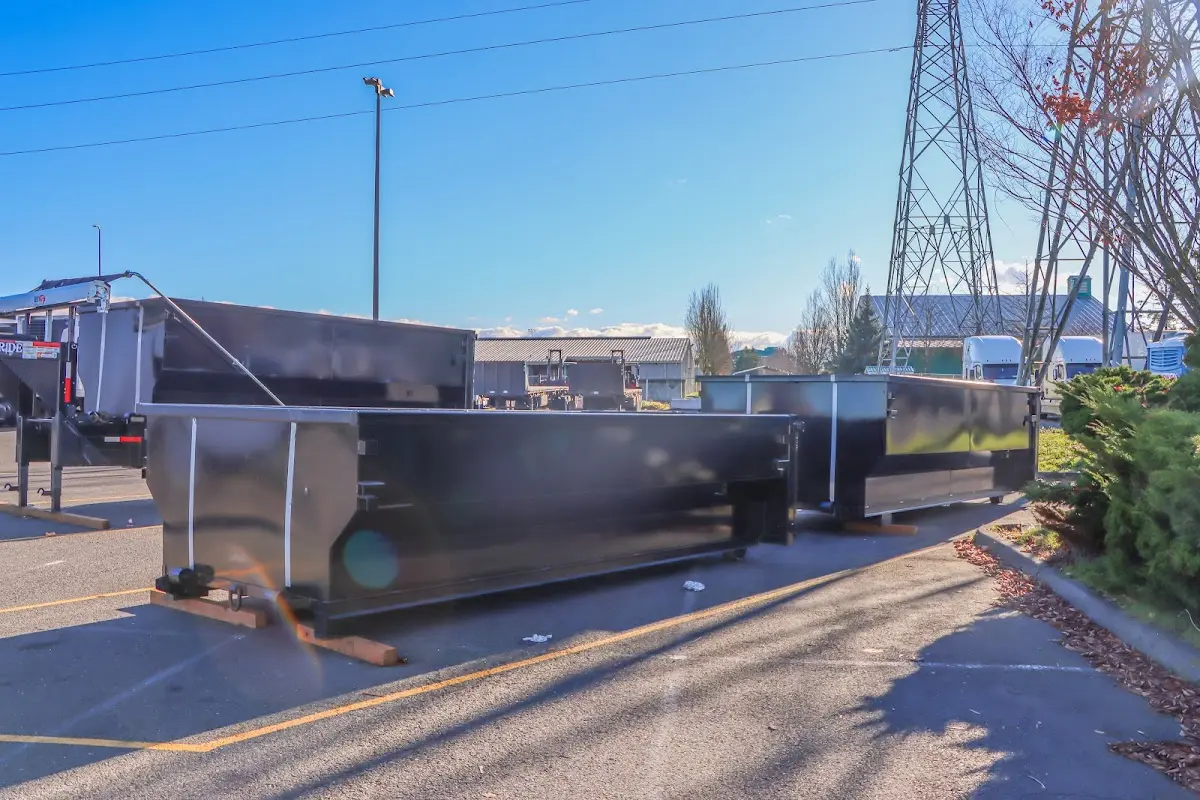 Roll-off dumpster ready for waste disposal at job site for Estate Cleanout Dumpster Rental in Wellsville
